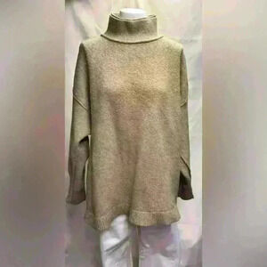 Urban Daizy Double Mock Neck Sweater Color Tan Size M/L